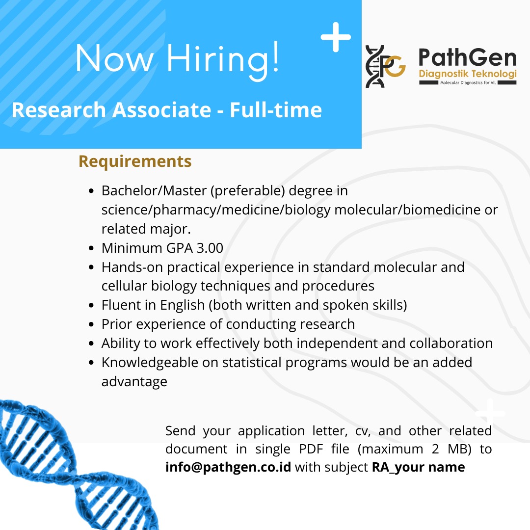 Open Recruitment Research Associate